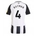 Newcastle United Sven Botman #4 Dámské Domácí Dres 2024-25 Krátkým Rukávem